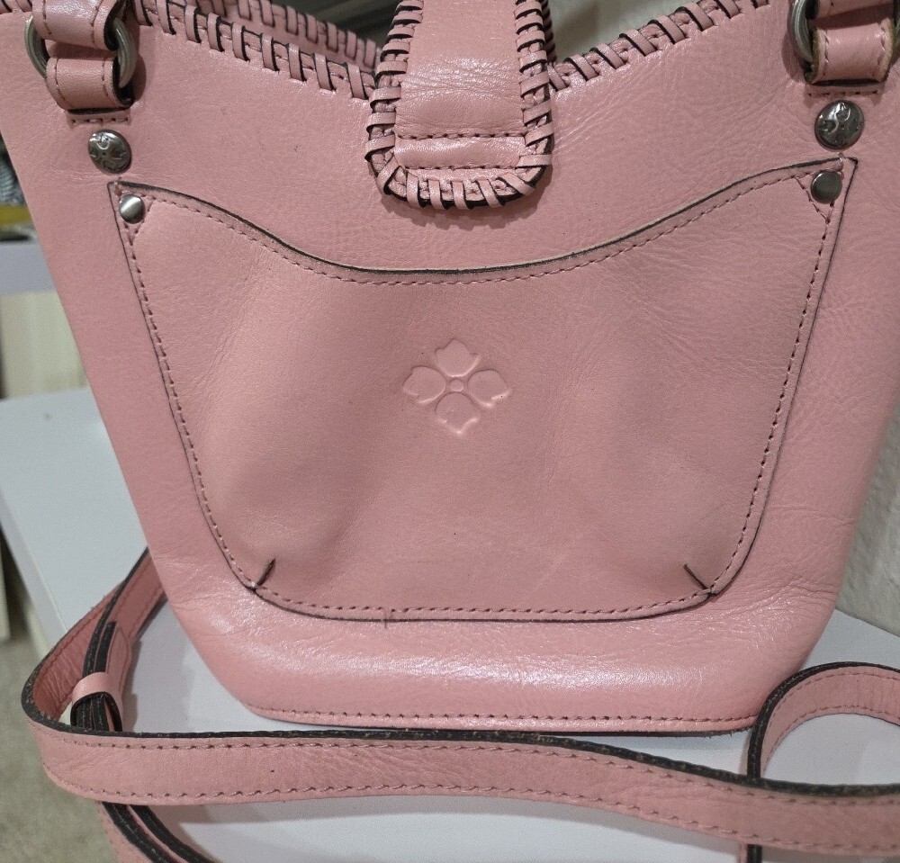 Patricia Nash Floral Cutout Top-Handle Bag in Pink - Picture 3 of 6